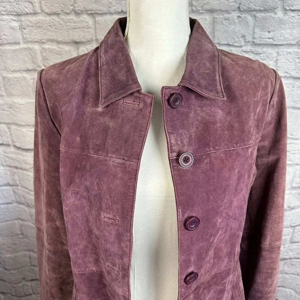 Leather Spiegel Suede Jacket‎ NWOT Vintage bin CTRR